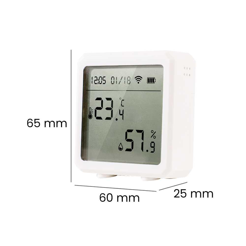 Tuya Smart Temperature Humidity Sensor Detector WiFi - LTH01-W - White