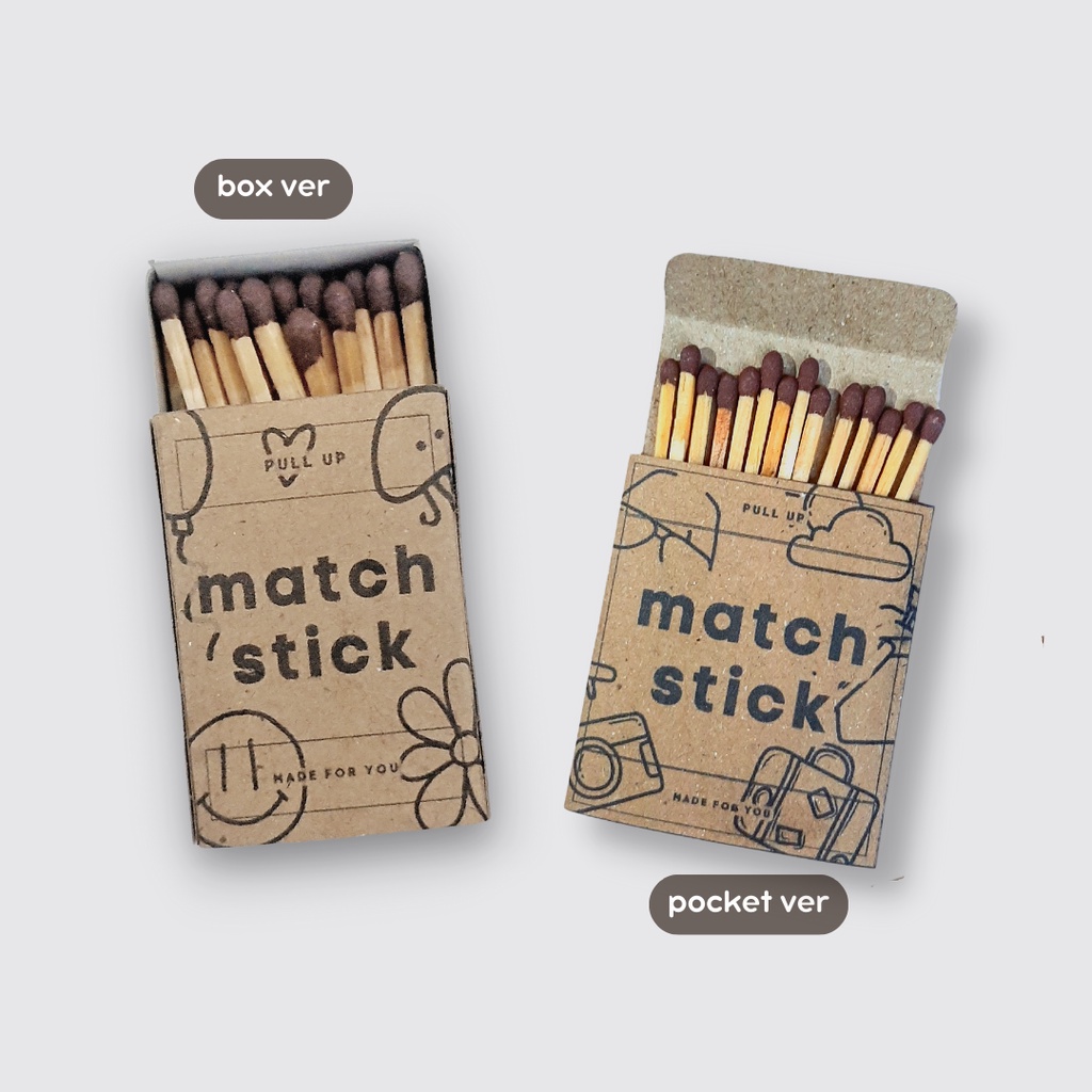 [ 1 PCS | BISA CUSTOM ] KOREK API KAYU LILIN AROMATERAPI / MATCHSTICK LIGHTER SCENTED CANDLE SOUVENI