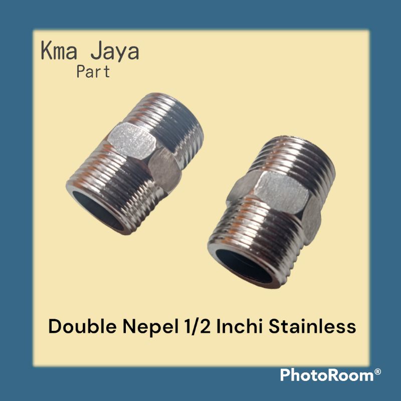 Double Nepel 1/2 Stainless