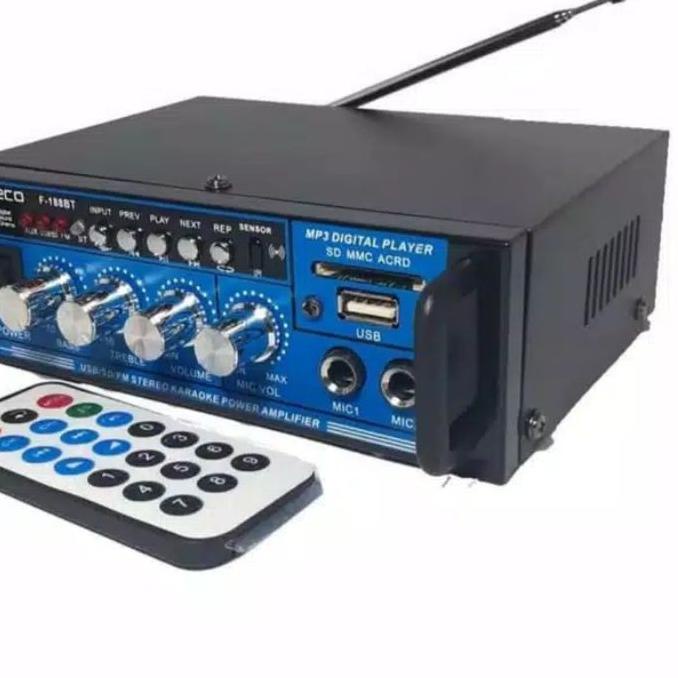 ➵ COD Amplifier Fleco F-188BT/Amplifier Bluetooth/Power Amplifier Fleco F 188BT/Amplifier Salon ⅍