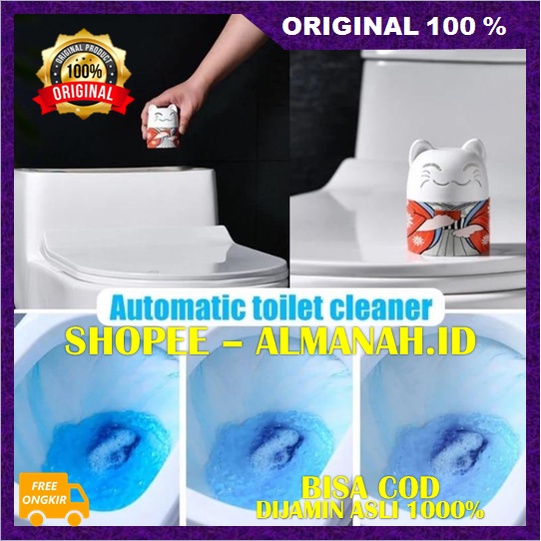 [BISA COD] Cat Cleaner Toilet Kucing Pembersih Toilet Otomatis ASLI