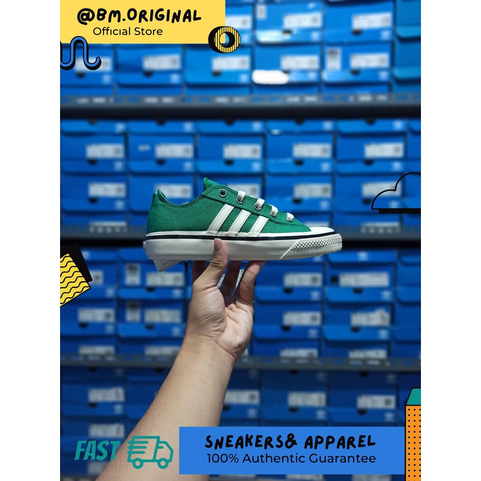 Adidas Nizza RF 74 Bold Green Cream White ORIGINAL GX1947