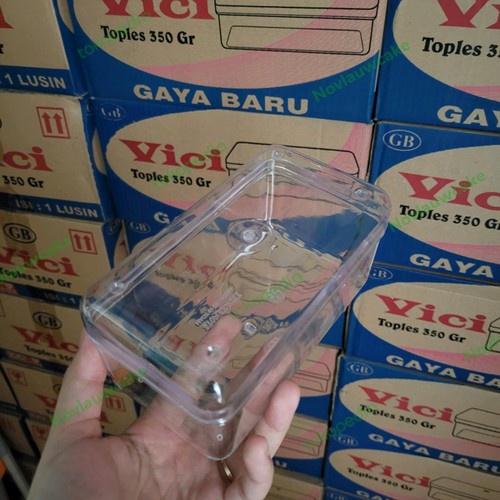Gaya Baru Gb Toples Nastar Vici Persegi Dessert Box 350 Gram Gayabaru