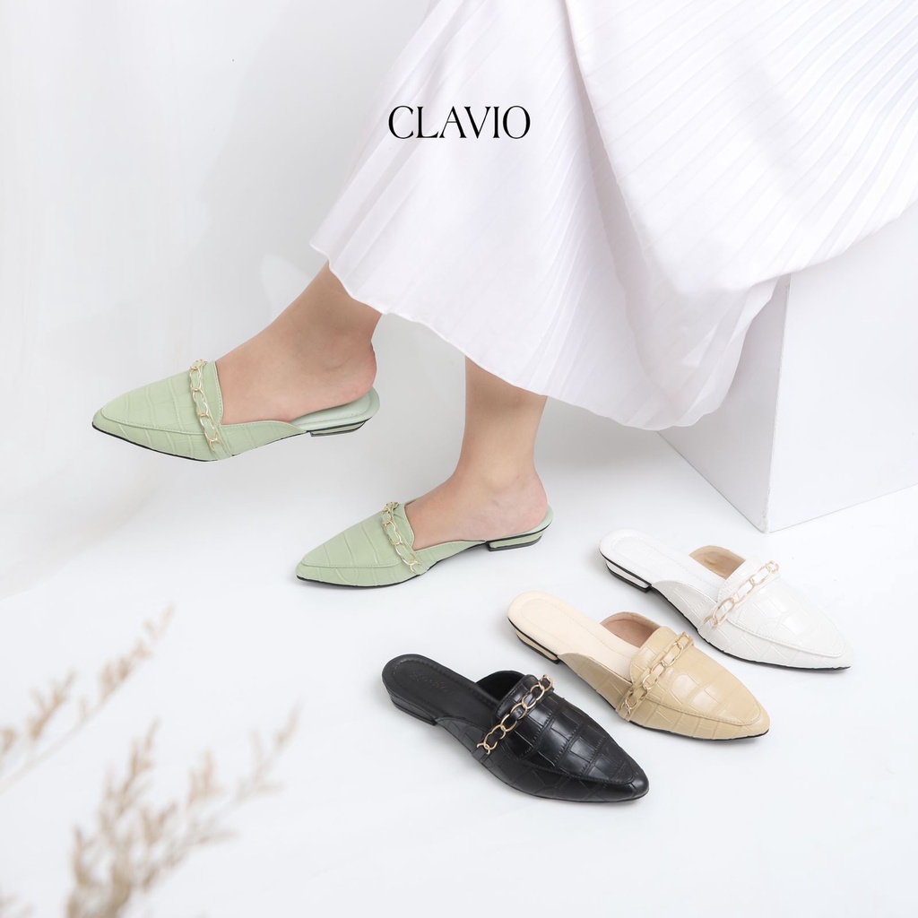 CLAVIO Davina Mules Flatshoes