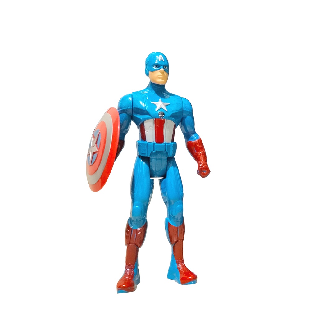 Avengers Thor Captain America Mainan Anak Paket 3pcs Super Hero