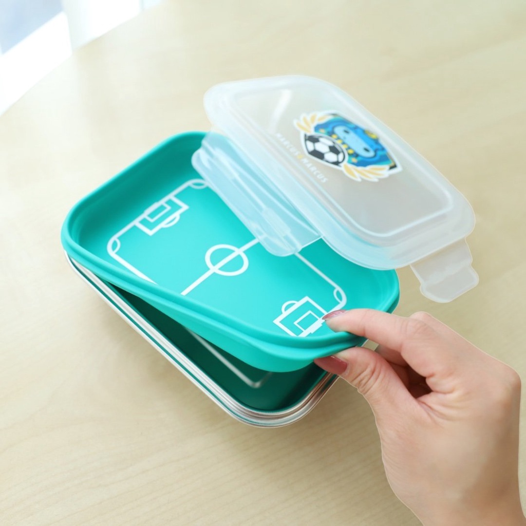 Marcus Stainless Steel Lunchbox Kotak Bekal Makan Anak 2 Tingkat Lunch Box