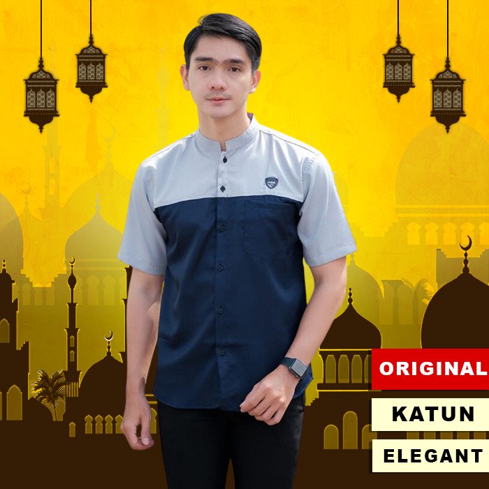 Baju Koko Kurta Dewasa Remaja Ammu Pria Hitam Lengan Tangan Pendek Cole Terbaru 2023 Haibah Katun Pr