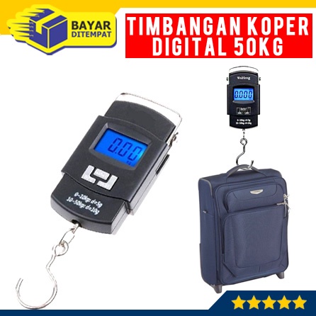 Timbangan Koper 50KG Digital Portable Scale Barang Gantung