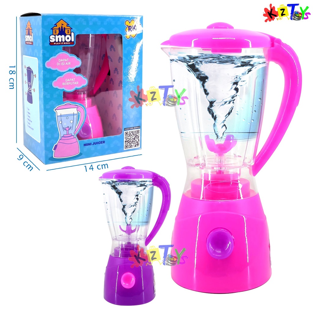 Mainan Blender MINI JUICER Real Water Mainan Blender Tornado Kuat