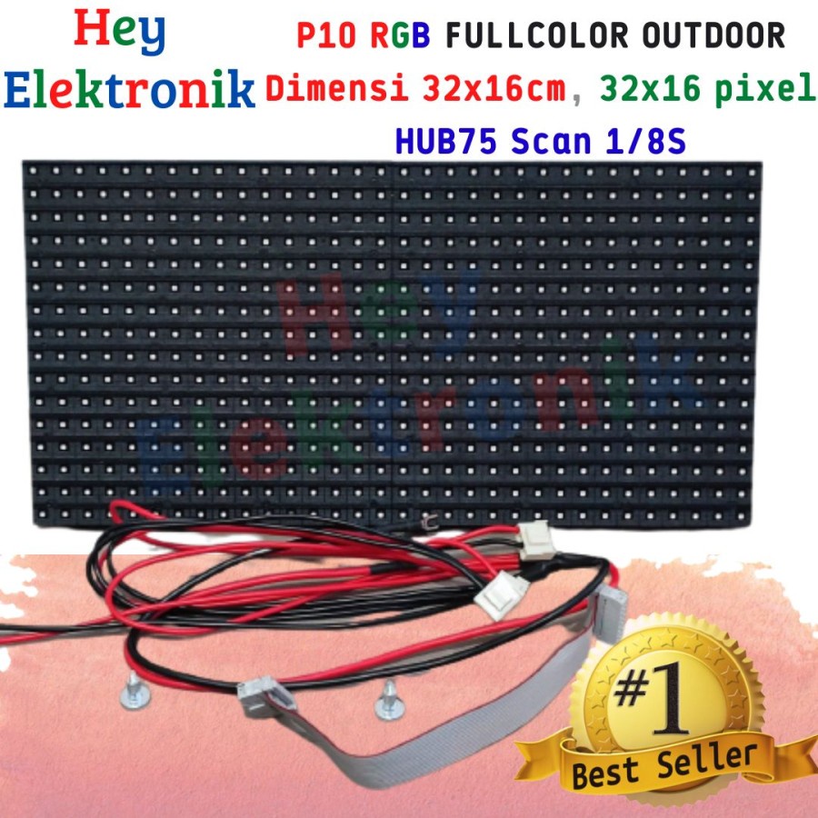 Panel Modul LED P10 RGB Full outdoor Scan 1/8 FULL COLOR SMD (H)