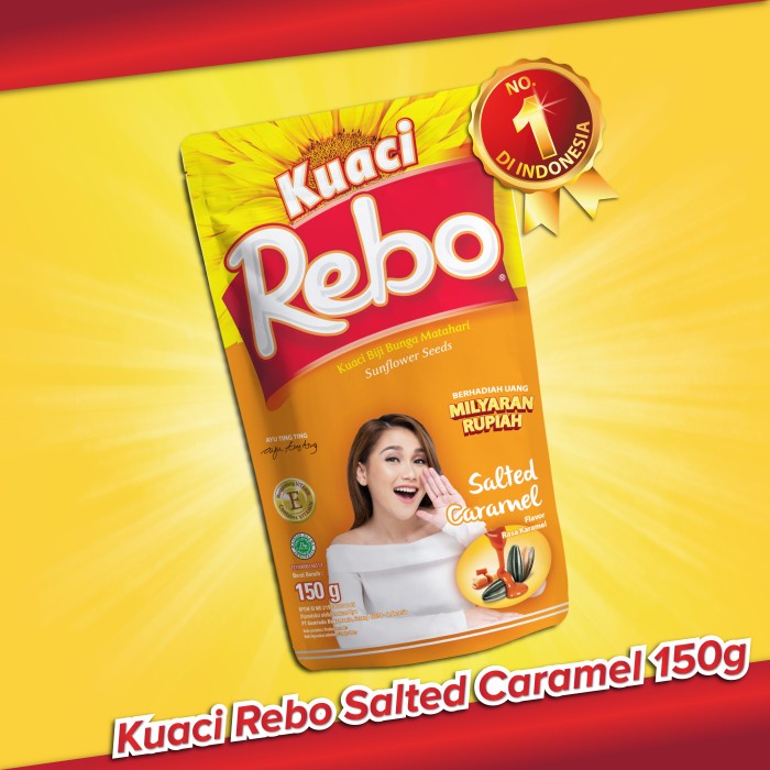 KUACI REBO SALTED CARAMEL FLAVOR 150g