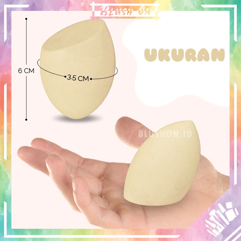 (Packing Plastik) Spons Beauty Blender Cuci Make Up Spons Muka