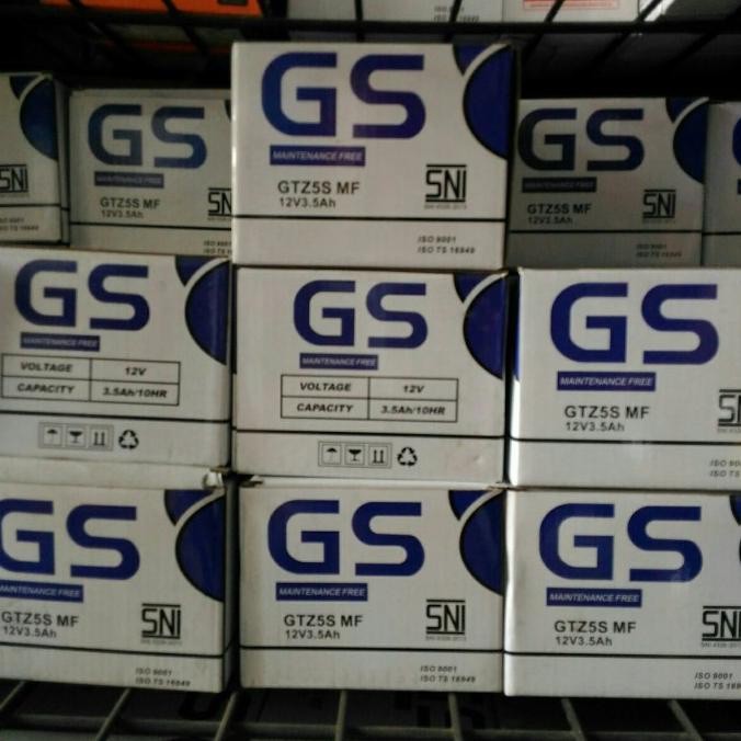 Aki Kering Gs Gtz5S Aki Motor Supra X 125, Vario Old, Beat Debezzz