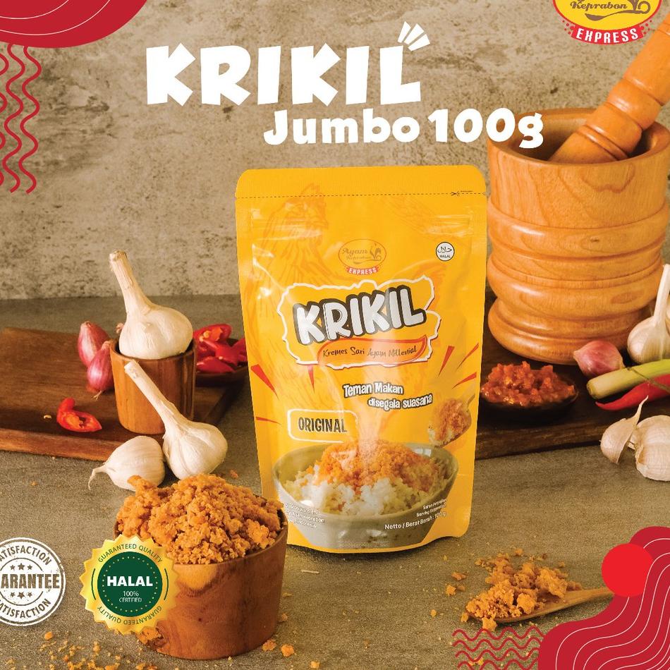 

(Terbaik) KRIKIL - Kremes Ayam Keprabon Rasa Original (100 Gr) Cemilan Instan Makanan Camilan Siap Saji