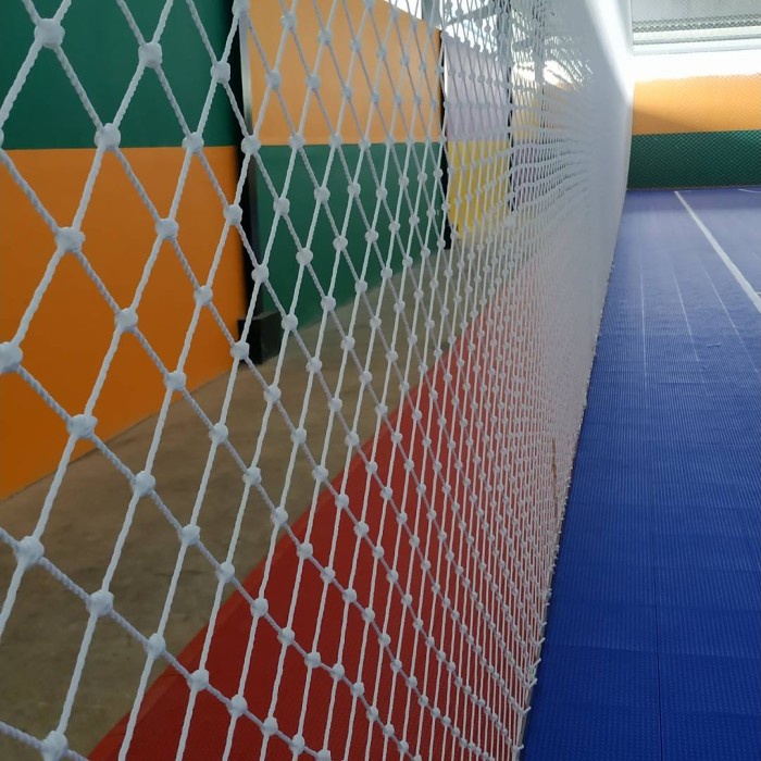 Terlaris Jaring Pengaman Futsal Jaring Safety Net Anyaman Tali 3Mm Lubang 10Cm