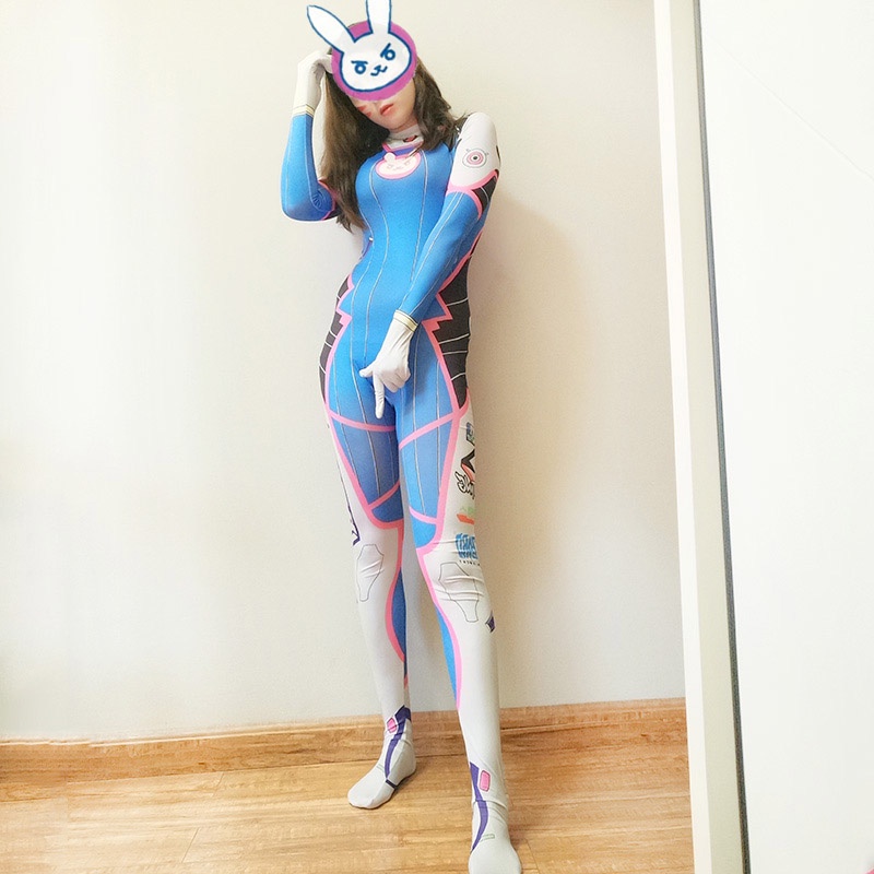 Kiana Rocket Girl Cosplay Kostum Daji Celana Kodok Zentai Sesuai dengan Orang Dewasa Baju