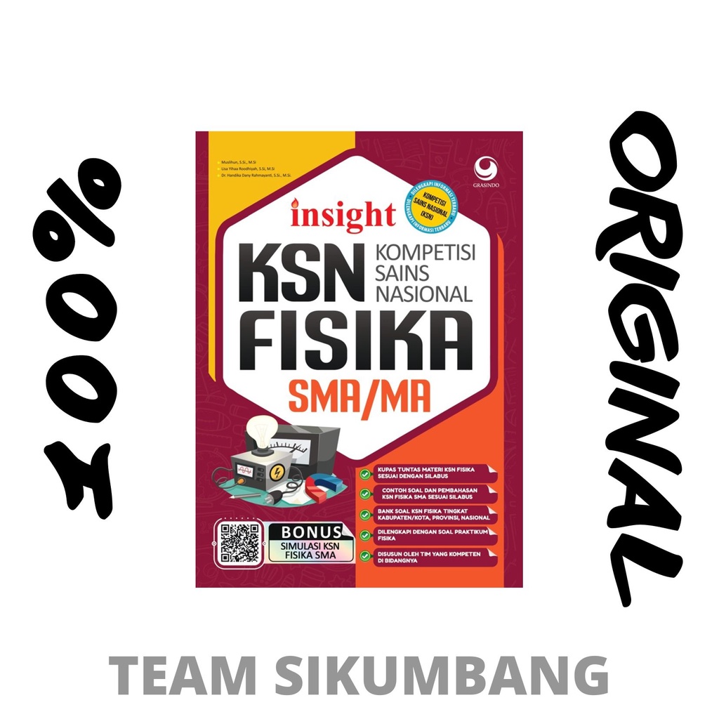 Buku INSIGHT KSN (Kompetisi Sains Nasional) Fisika SMA