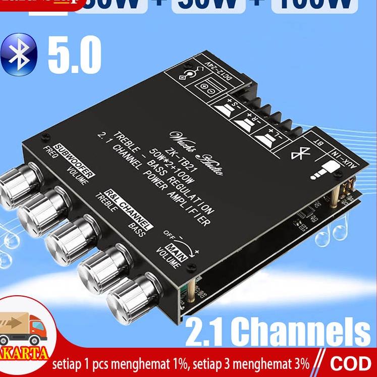 ★ ZK-MT21/ZK-TB21 High Performance Audio Amplifier Module Digital BT 5.0 Power Subwoofer ✱