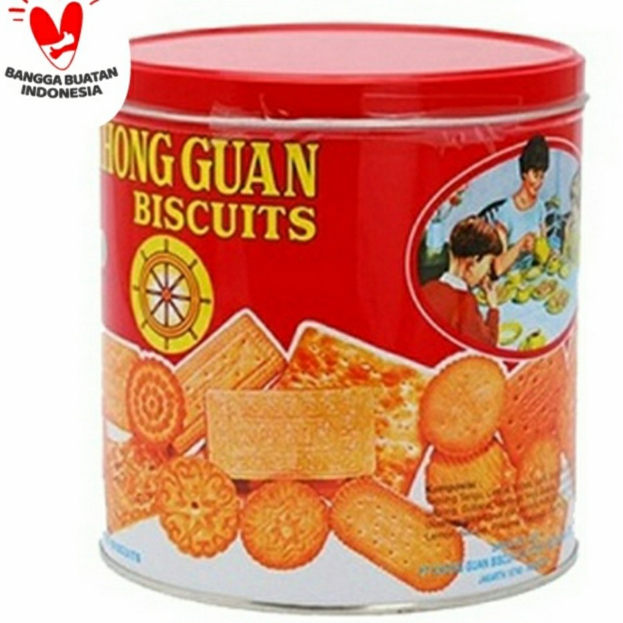 khong guan biskuit kaleng promo 650g kue lebaran assorted kue kering 1dus 6pcs