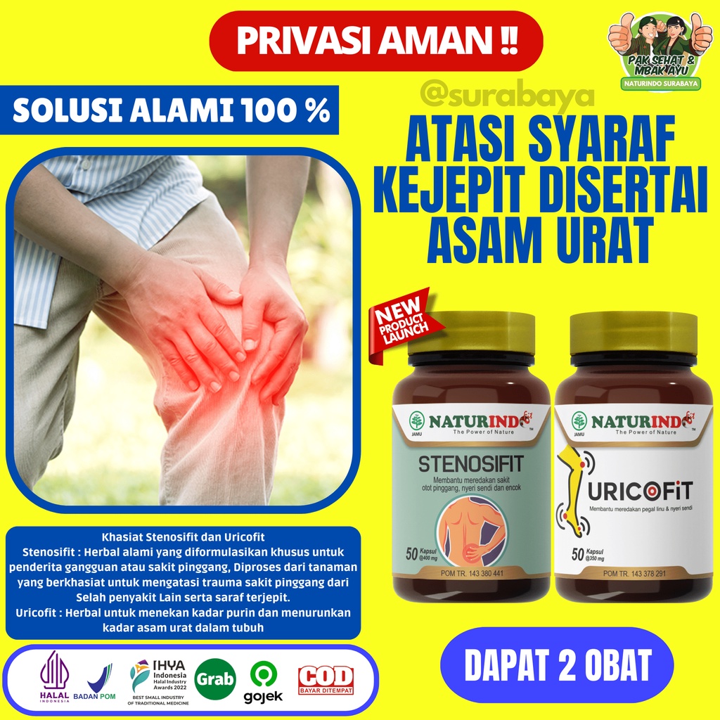OBAT SAKIT PINGGANG SYARAF KEJEPIT DAN ASAM URAT