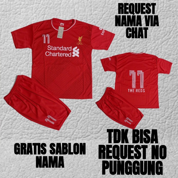 Jersey bola/baju bola anak/baju bola liga indonesia/liga italia/liga inggris