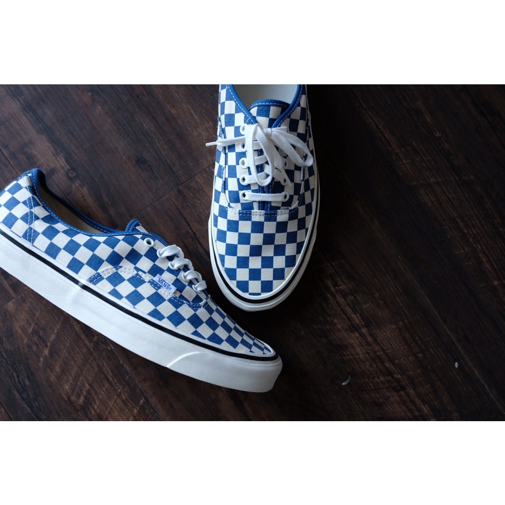 Vans Original Authentic 44 Dx Anaheim Checkerboard Blue