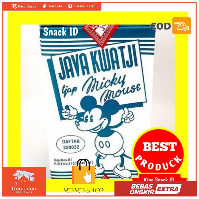 

400GR KUACI MICKEY MOUSE KWACI BIJI SEMANGKA JAVA KWATJI /KingSnackID
