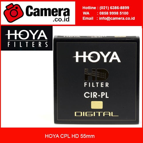 HOYA CPL HD 55MM / FILTER CPL/FILTER HD/FILTER LENSA