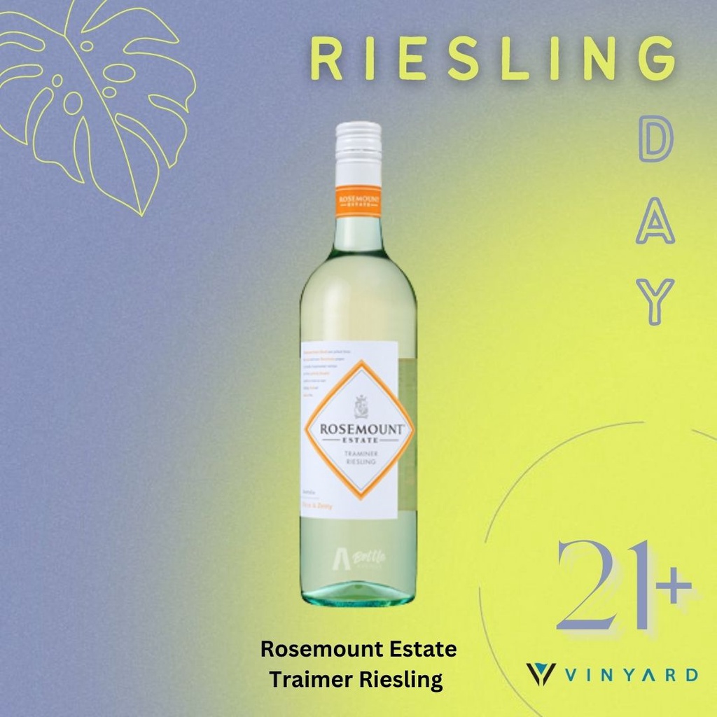 Rosemount Blends Traminer Riesling 750 Ml ( Original &amp; Resmi By Vinyard )