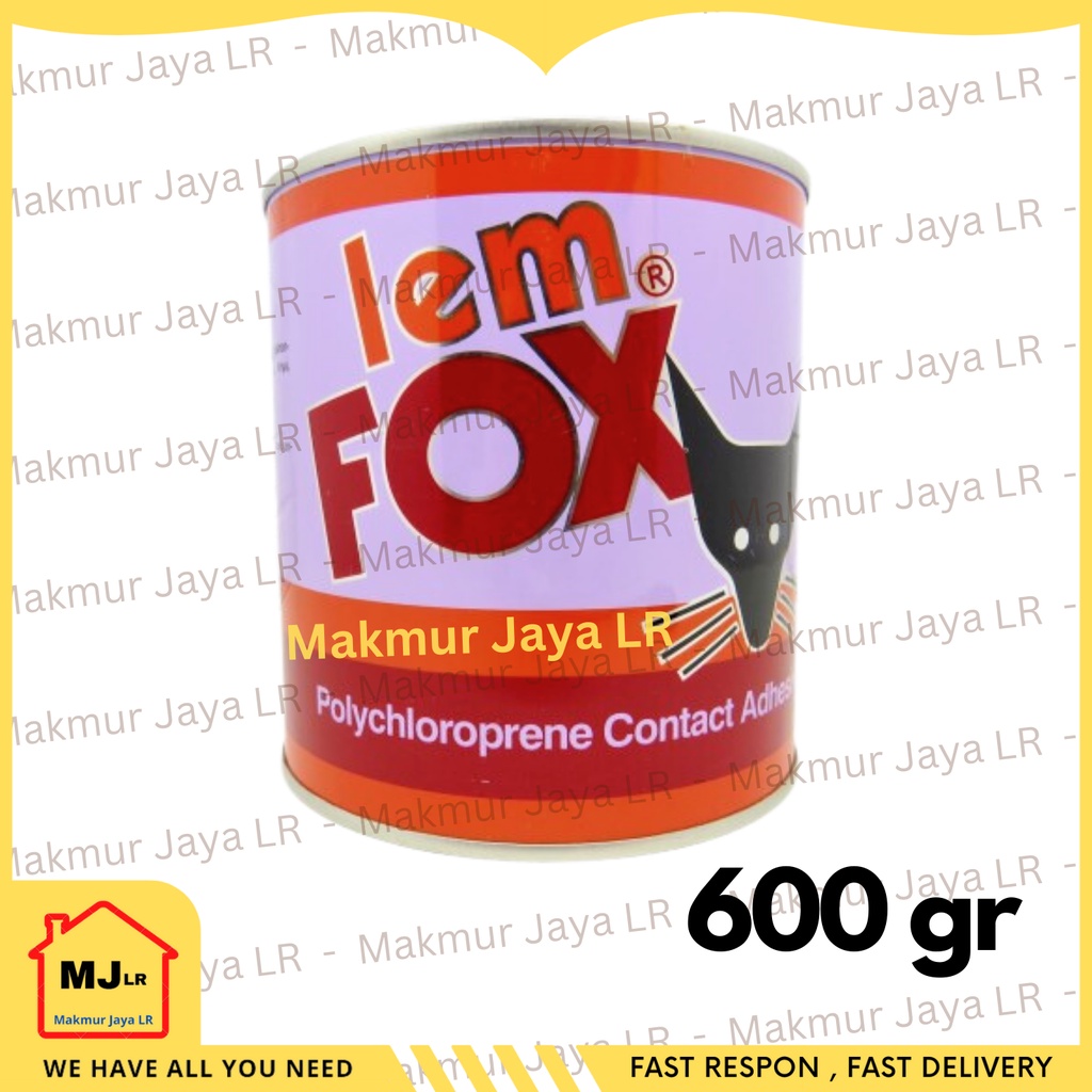 

LEM FOX kuning 600 gram / Lem Kuning / Lem Serbaguna 600gram 600gr 600 gr