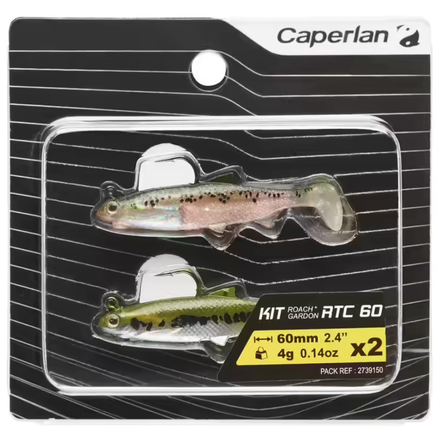 CAPERLAN RTC 60 Roach Umpan Untuk Memancing Predator Air Tawar Isi 2pcs