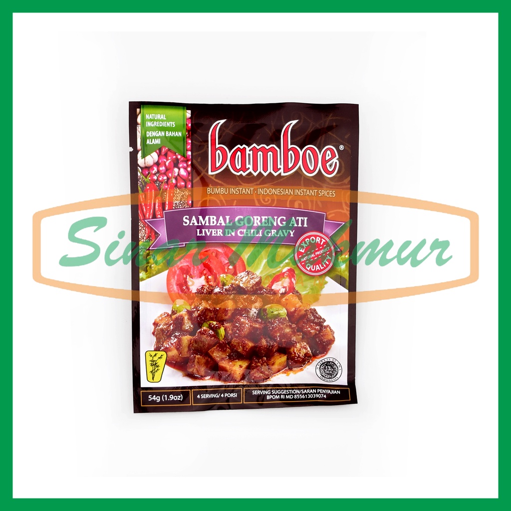 

Bamboe Bumbu Sambal Goreng Ati 54gr