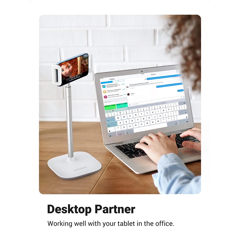 UGREEN Desktop Dudukan Phone Tablet Tab iPad Floor Stand Holder