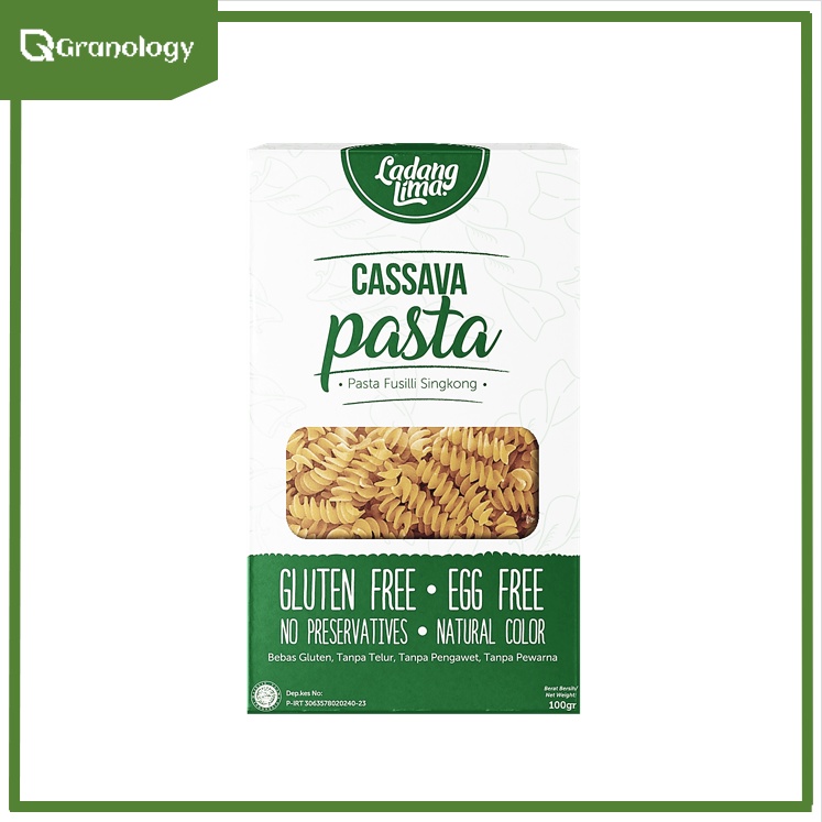 Ladang Lima Cassava Pasta / Pasta Singkong Gluten Free 100 gram