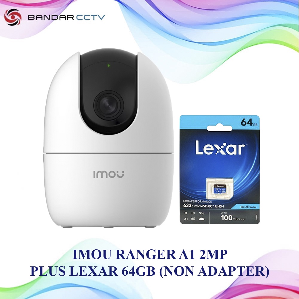 CAMERA IMOU RANGER A1 + MEMORY CARD LEXAR