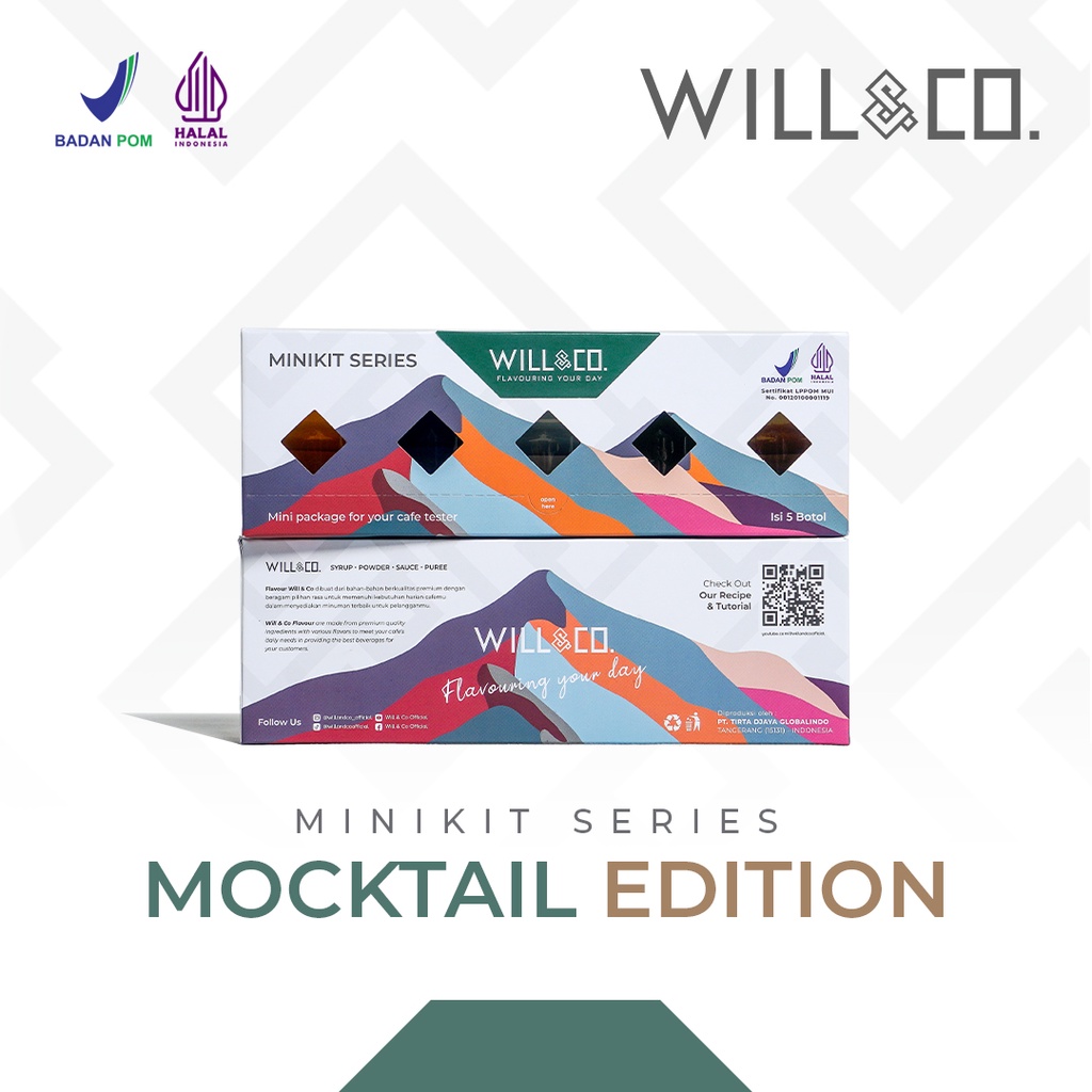 Sample Sirup Minikit [Mocktail Edition] Will&Co 250ml