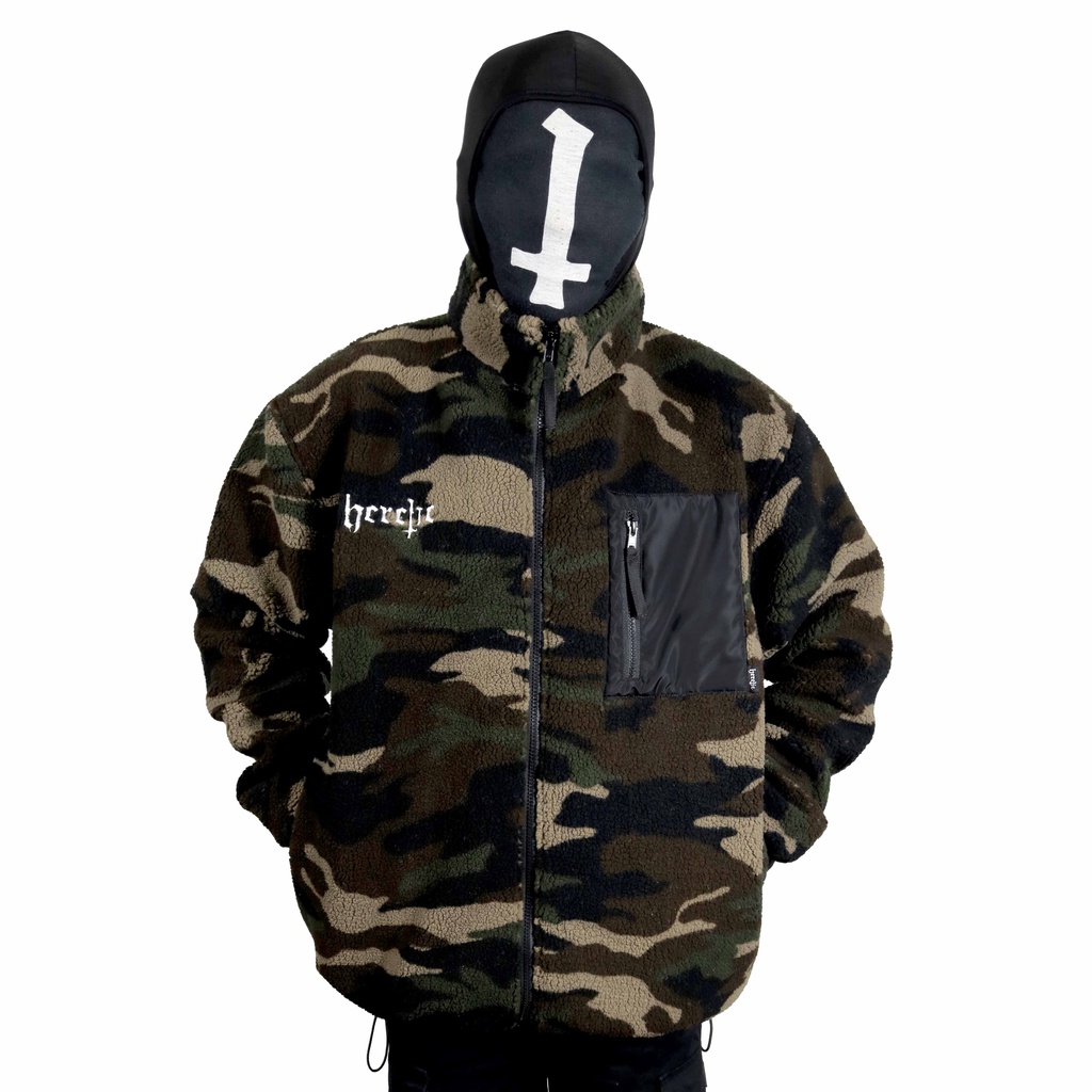 Heretic - Sherpa Jacket - Woodland Camo