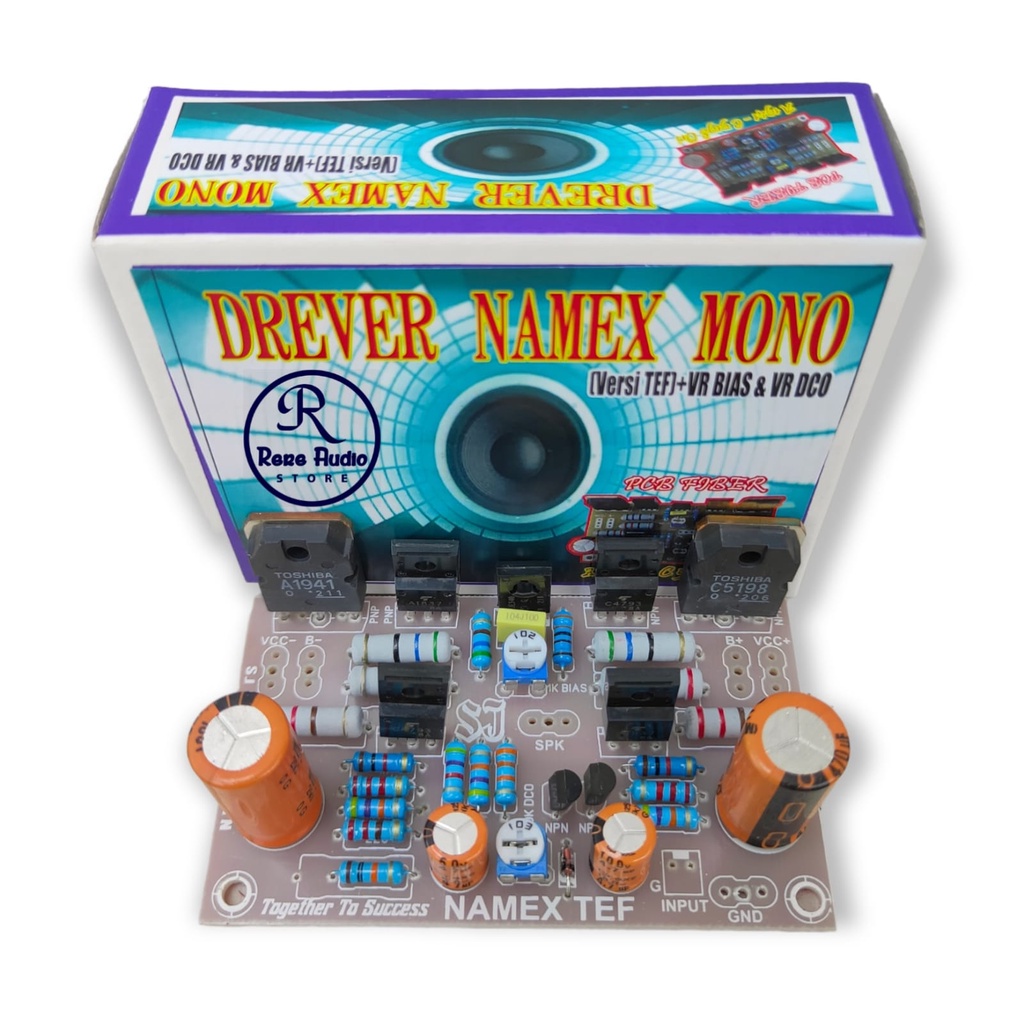 Kit Driver Power Amplifier NAMEC / NAMEX + TEFF FR4 Fiberglass Original