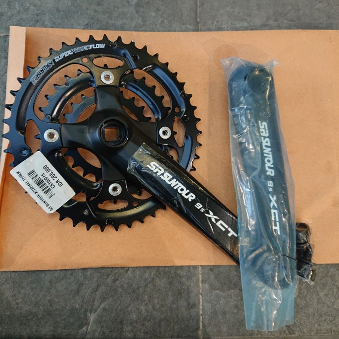 Terlaris Crank Sepeda Sr Suntour 9S Xct 22T/32T/44T
