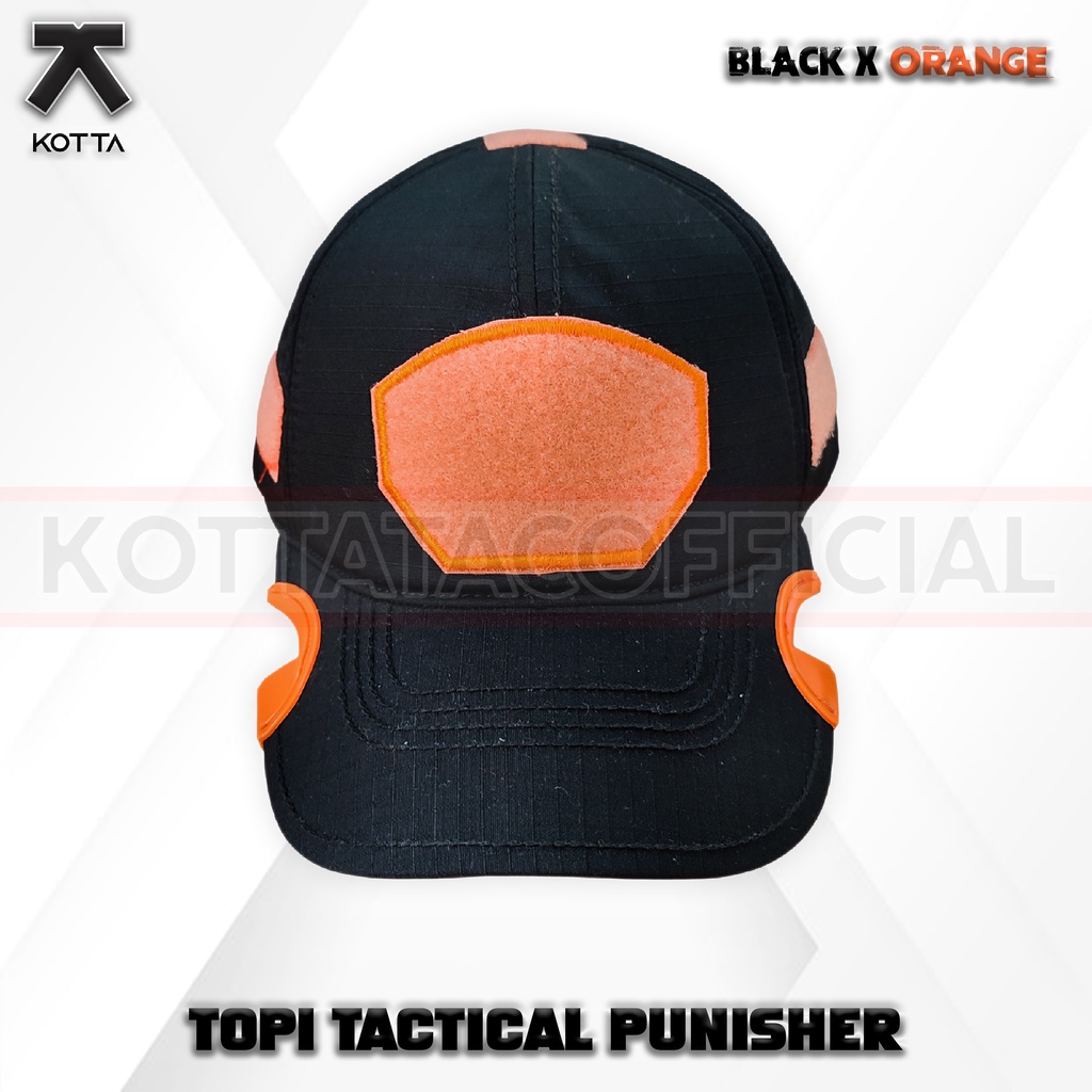 Topi Tactical Punisher Premium Coak Polos / Topi Velcro Coak Polos Premium/ Topi Tactical