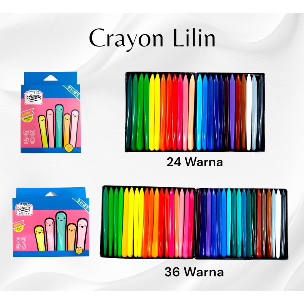 

Crayon Waterproof Non Toxic / Crayon Lilin
