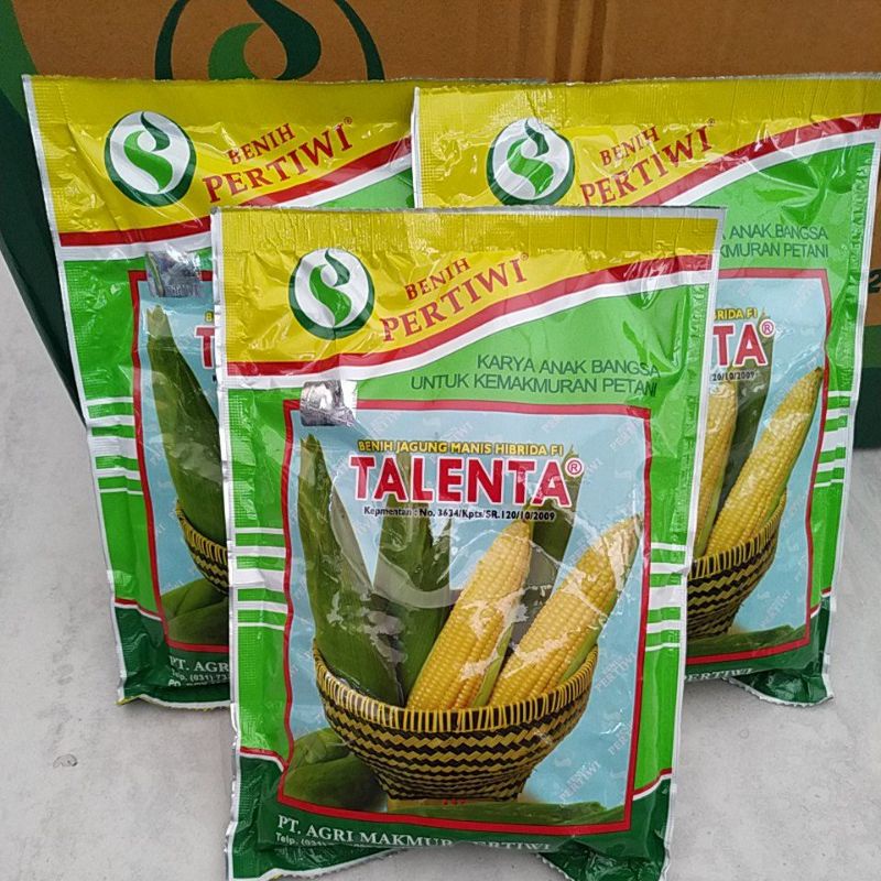 bibit jagung manis TALENTA kemasan 250grm jagung manis talenta pertiwi