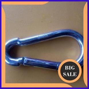 Gantungan Climbing Pengait Besi Karabiner 8 mm Carabiner Baja Carabiner 1M4R23 parts