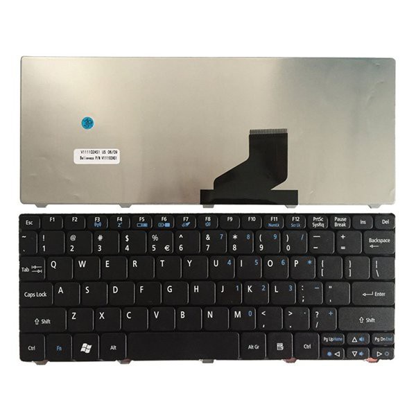 Keyboard Acer Aspire One Happy AO 532 532H 521 522 D255 D257 D260 D270 HITAM