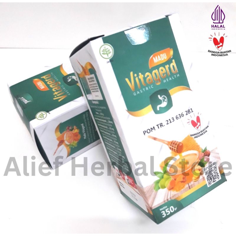 

VITAGERD 350gr Madu Herbal atasi Gerd Maag Asam Lambung Anxiety