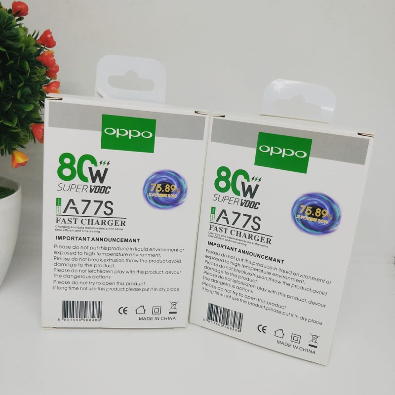 Batok Ori 100% OPPO A77S (B123) , 80W * _Support FastCharging &amp; Vooc BY SMOLL