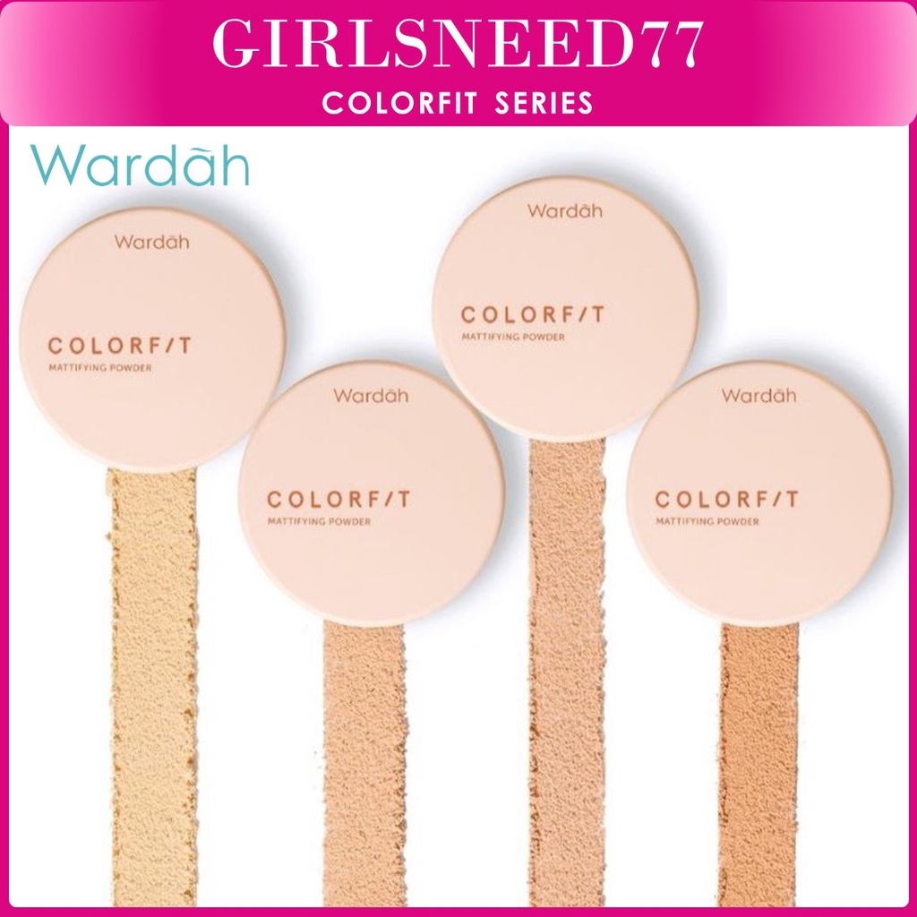 Wardah Colorfit Mattifying Powder - Bedak Tabur Dengan Oil Control Hingga 12 Jam dan Halus Girlsneed77 Medan Bisa COD Bayar di Tempat