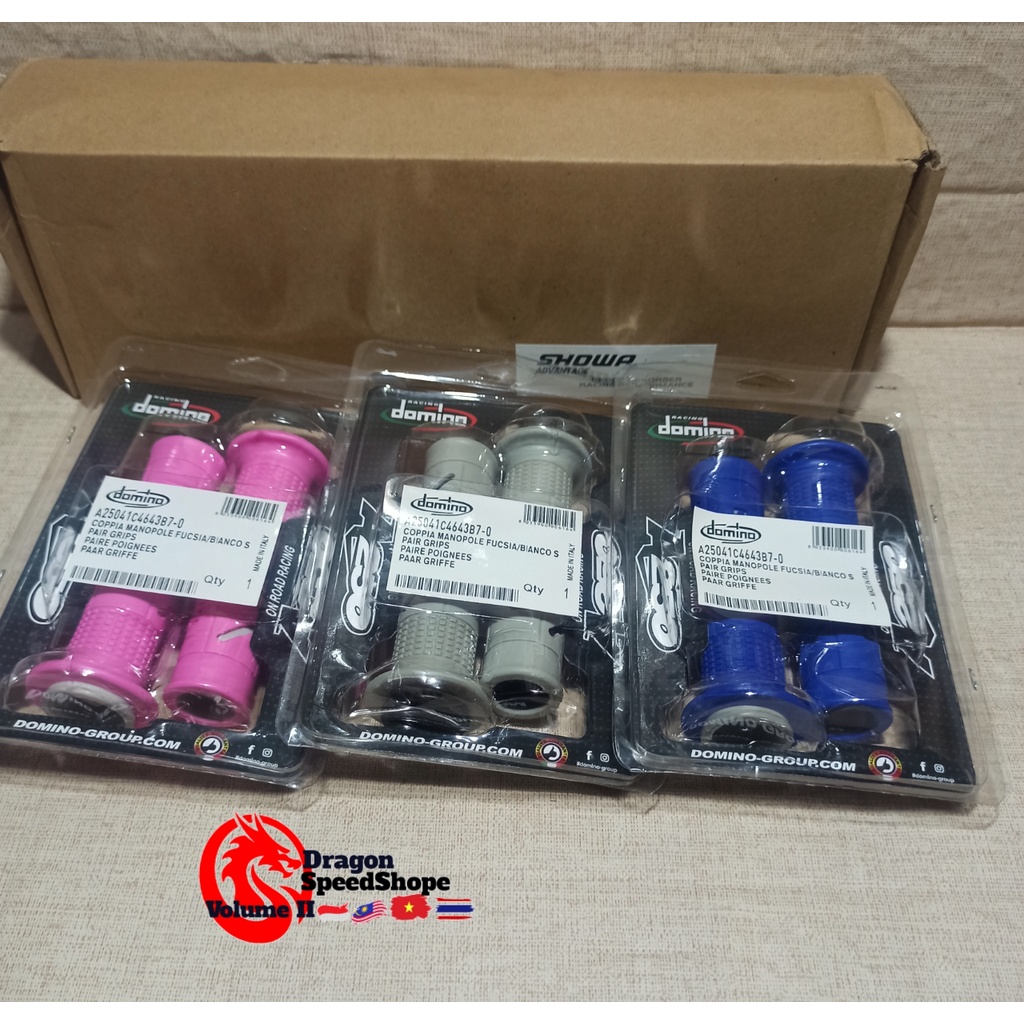 Handgrip Domino super soft warna pink blue abu2 handgrip domino premium