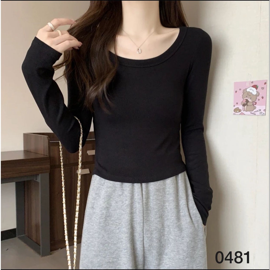 (COD) OH Fashion Lady Crop Top / Atasan Wanita #0481