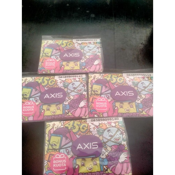 kartu perdana axis kuota 1gb / hari tiktok selama 15 hari